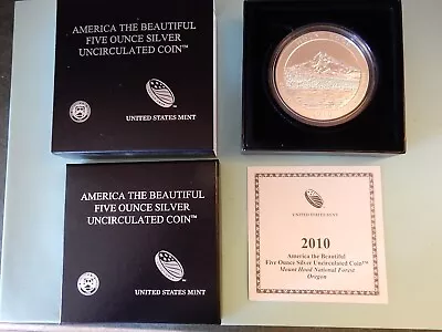 2010 5 Oz Mt. Hood America The Beautiful Coin • $295