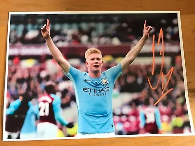 Kevin De Bruyne Signed Photo With Certificate Of Authenticity. Manchester City. • £2.99