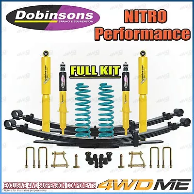For Nissan Navara D40 4WD Dobinsons NITRO Shocks + Springs COMPLETE 2  Lift KIT • $1848