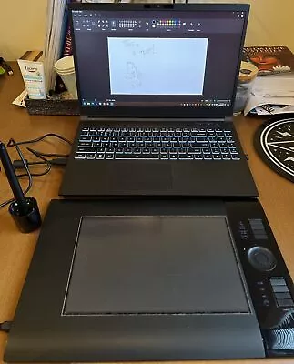 Wacom Intuos 4 PTK-640 Medium Drawing Tablet - Pen + Power Cable Included • $55