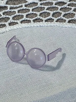 Vtg HTF MALIBU BARBIE Skipper Francie Purple Round Bubble SUNGLASSES #3372 #3446 • $15.99