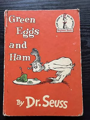 DR. SEUSS - Green Eggs And Ham Vintage 1960 Beginner Book Club Edition  • $9.99