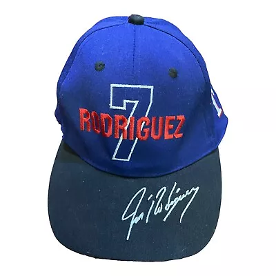 Ivan “Pudge” Rodriguez “I-Rod” Baseball Cap #7 Texas Rangers Coca-Cola 7-Eleven • $19.98