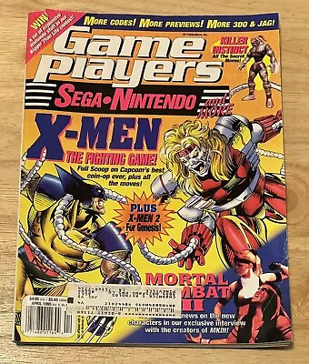 Game Players Sega Nintendo Volume 8 Number 4 X-Men April 1995 Magazine • $16.99