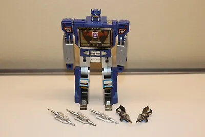 Original Vintage 1984 G1 Transformers Soundwave And Buzzsaw Complete • $99.99