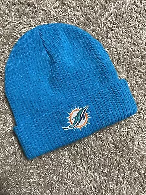Miami Dolphins Budweiser Beanie Cuffed Knit Winter Sport Hat Brand New • $18.79