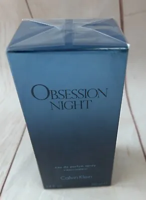 Calvin Klein Obsession NIGHT Eau De Parfum Spray 100ml Sealed • £22.75