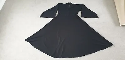 Muslim Women's Modest Wear Drawstring Zadina Abaya Black Size 56 • £39.99