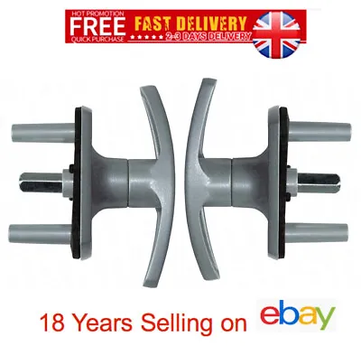 Henderson Merlin Garage Door Lock Handle T Bar Canopy Up & Over Pull Cable Locks • £14.20