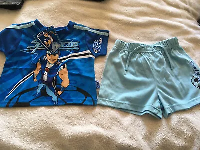 Lazy Town’s Sportsacus 6-9 Month Shorts & T/Shirt Set Brand New • £7.99