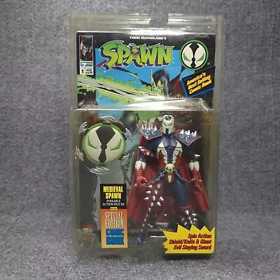 1994 MEDIEVAL SPAWN Action Figure Series 1 Plus Edition Comic Book McFarlane • $13.99