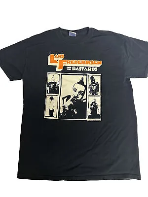 Vintage 2004 Lars Frederiksen And The Bastards T Shirt Size Medium Rancid Rare • £57.91