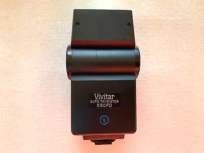 VIVITAR Auto Thyristor 550FD Flash Pentax K1000 Canon AE-1 Minolta X700 Olympus • $16.89