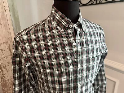 J.Crew Secret Wash Classic Fit Plaid Button-down Shirt Cotton Small $65 NWT • $34.99