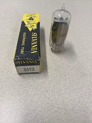 Vintage Sylvania 6ay3 Tube Nos Tested • $5.84