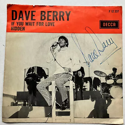 Dave Berry Vintage Signed Autograph Record Sleeve 1960s (no Vinyl) VG • £12