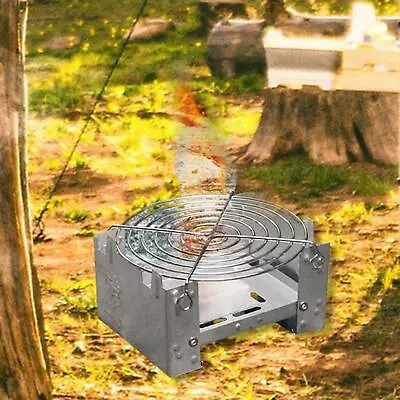 Foldable Alcohol  Heater Camping Spirit Burner Outdoor Picnic Cookware • $19.58