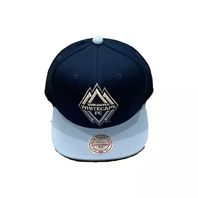 NEW NWT Vancouver Whitecaps FC Mitchell & Ness Logo Snapback Hat Cap • $21.95