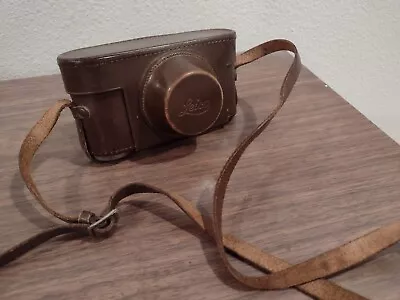  Leica Vintage Leather Camera Case Hdh On Top • $48