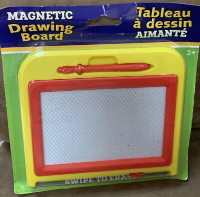 £8.82 • Buy Magnetic Drawing Board Swipe To Erase So Much Fun 6.25” X 5.75” Great To Travel