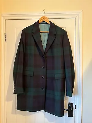 £90 • Buy Mens Holland Esquire Heritage Collection Moon Wool Tartan Blazer/ Coat Size 40
