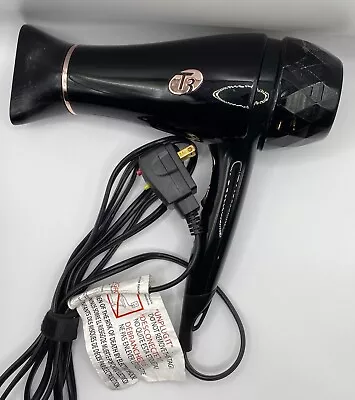 T3 Featherweight 2 Professional Hair Dryer Black With Rose Gold Accents #73870 • $28