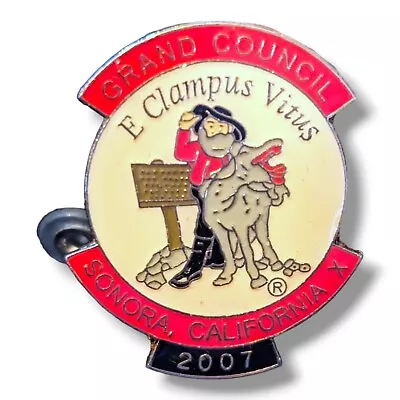 E Clampus Vitus ECV Gand Council Sonora California X 2007 Pin • $34.99