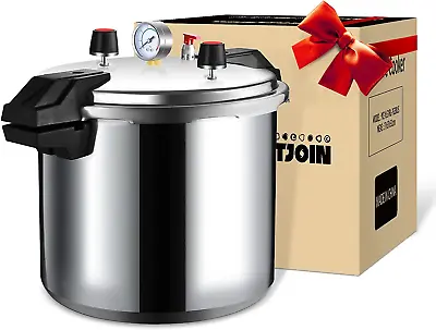 Pressure Cooker Commercial Pressure Cooker With Gauge 16 Quart (16QT) • $201.99