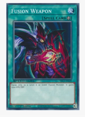 $0.73 • Buy X3 Fusion Weapon SBC1-ENI29 Common YuGiOh