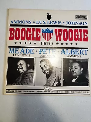 Albert Ammons & Meade  Lux  Lewis & Pete Johnson - Boogie Woogie Trio 1976 LP • $9.99