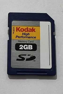 KODAK 2GB SD Memory Card - High Performance - Tested - Tracked Post • $14