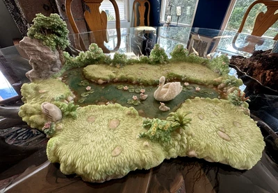 $119 • Buy HUGE 1998 Heavenly Reflections Display Pond #81476 Roman Seraphim Classics 23”