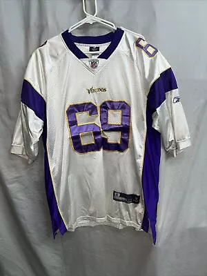 Vintage - Reebok - JARED ALLEN #69 Minnesota Vikings - All Sewn Jersey - Size 56 • $60