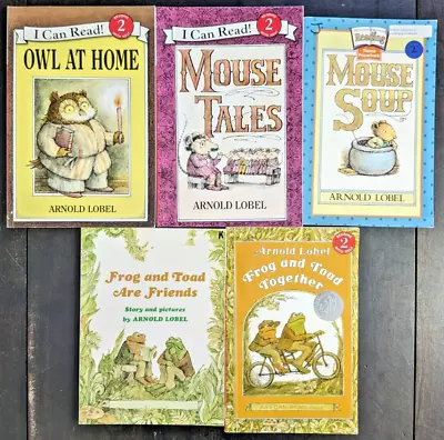 Frog & Toad Arnold Lobel Lot 5 Books Mouse Owl I Can Read Level 2 Readers PB • $12.99