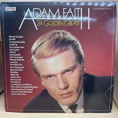 Golden Greats Adam Faith (LP Comp) ADAM 1981 Vinyl GOLDEN FAITH GREATS 5113 • £3.99