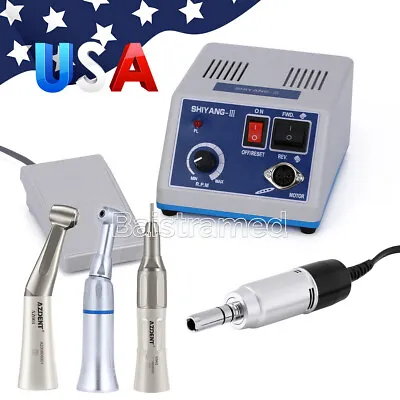 Dental Lab Marathon Electric Micromotor Contra Angle/Straight Handpiece Drill N3 • $46.36