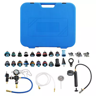 28 X Radiator Pressure Tester Coolant Purge Refill Vacuum Cooling System Kit • $92.65