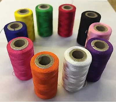 10 Vibrent Spools Sewing Machine Silk Threads BROTHERJANOMEGUTERMAN • £4.99