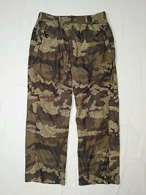 Cabela's Xl Dry Plus Packable Hunting Rain Pants Seclusion Outfitter Brown Camo • $89.95