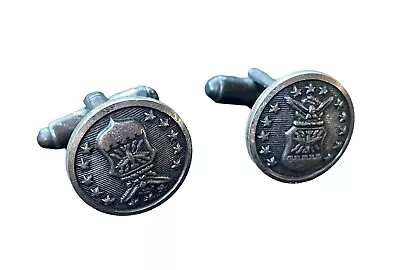 Excellent Vintage Vanguard Sterling Silver USAF Air Force Military Cufflinks • $27.99