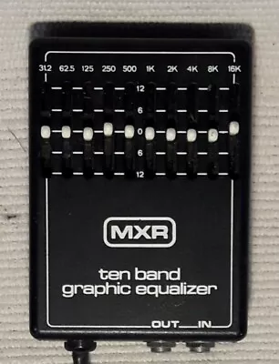 VINTAGE MXR 10 Band Graphic Equalizer Model 108 • $181.75