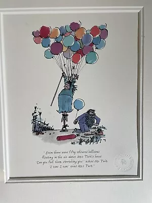 Quentin Blake And Roald Dahl - Framed - Limited Edition - The Twits • £135