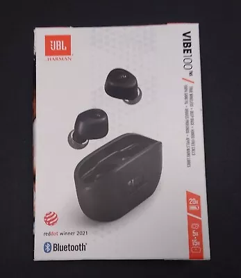 JBL VIBE 100TWS In-Ear Buds New In Open Box FULLY TESTED WORK GREAT! • $29.99