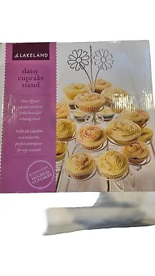 Lakeland Daisy Cupcake Stand Boxed • £8