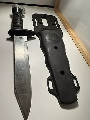 Incredible Vintage Valor Diving Knife W/ Original Sheath SN#725 (Japan) • $18