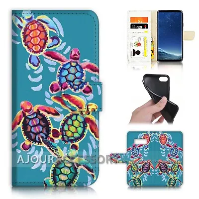 $12.99 • Buy ( For Samsung S8 Plus / S8+ ) Flip Case Cover AJ31163 Turtle