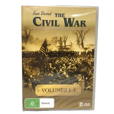 $31.85 • Buy The Civil War Volumes 1-3 DVD Box Ken Burns Documentary Reg 4 Sealed