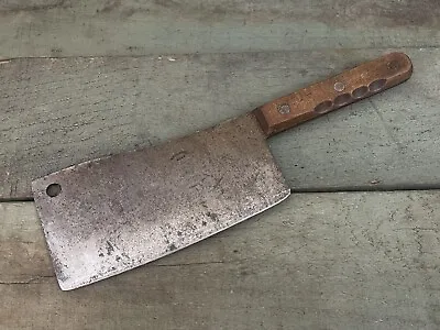 VIntage GREGSTEEL Australiam-Made 360mm Large Meat Cleaver Knife Blade • $175