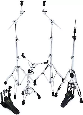 Mapex Armory 5-Piece Hardware Pack With Single Pedal - Chrome Plated • $499