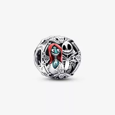 Pandora Disney Parks Nightmare Before Christmas True Love Jack & Sally Charm • £6.50